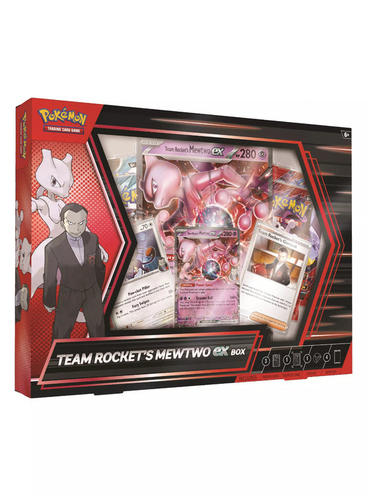 Pokemon TCG Team Rocket's Mewtwo ex Box - Español